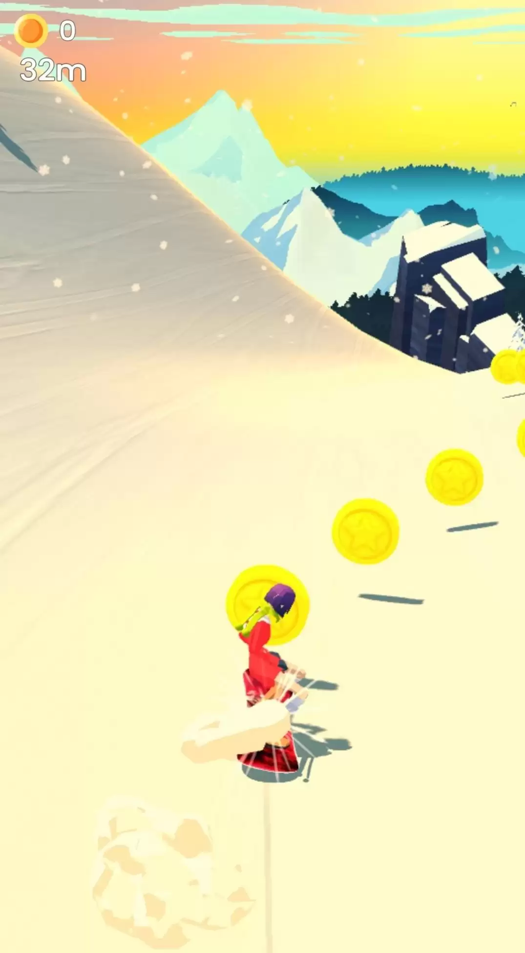 单板速降滑雪游戏