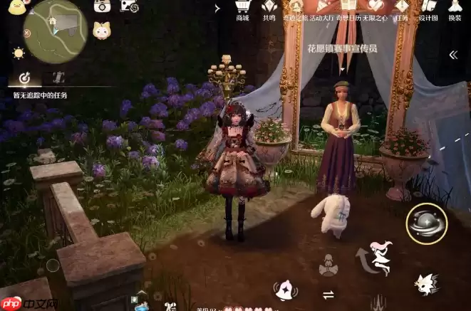 无限暖暖敲下纪念之章镇郊林区路径