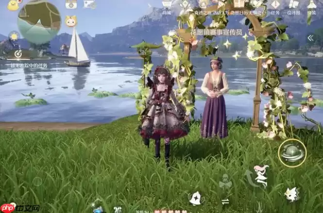 无限暖暖敲下纪念之章湖畔街区路线