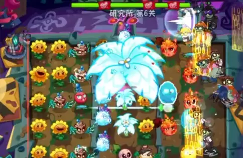 植物阵容布局示意图