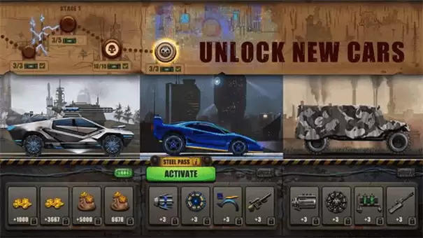 山地僵尸赛车畅玩版