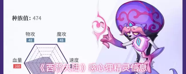西普大陆惑心狸技能详解，精灵信息全解析