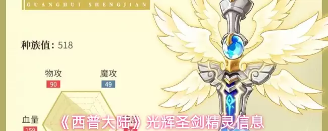 西普大陆光晖圣剑解析：精灵信息与实战评测