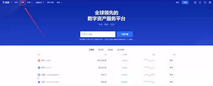 DOT币怎么买？登录欧易官网进入行情页面