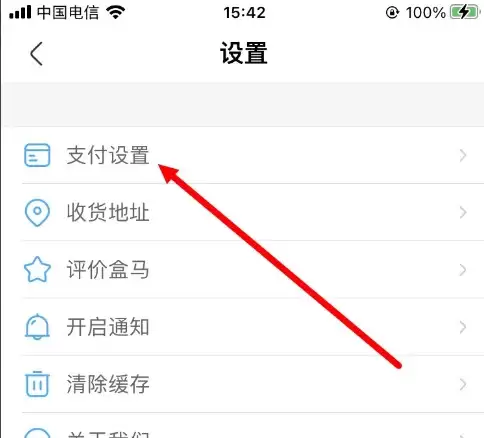 小额免密支付选项示意图