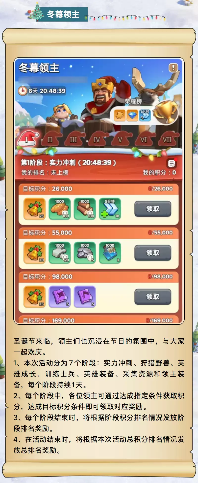 王国圣诞活动冬幕领主