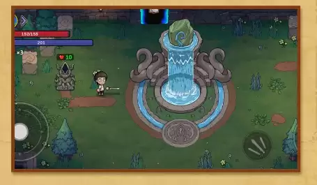 《魔法工艺》泉水房内部