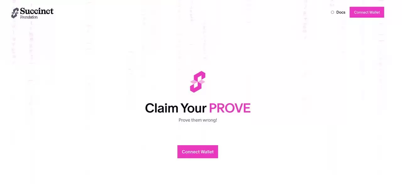 $PROVE 空投领取指南:如何在Succinct ZK Prover 网络领取代币？