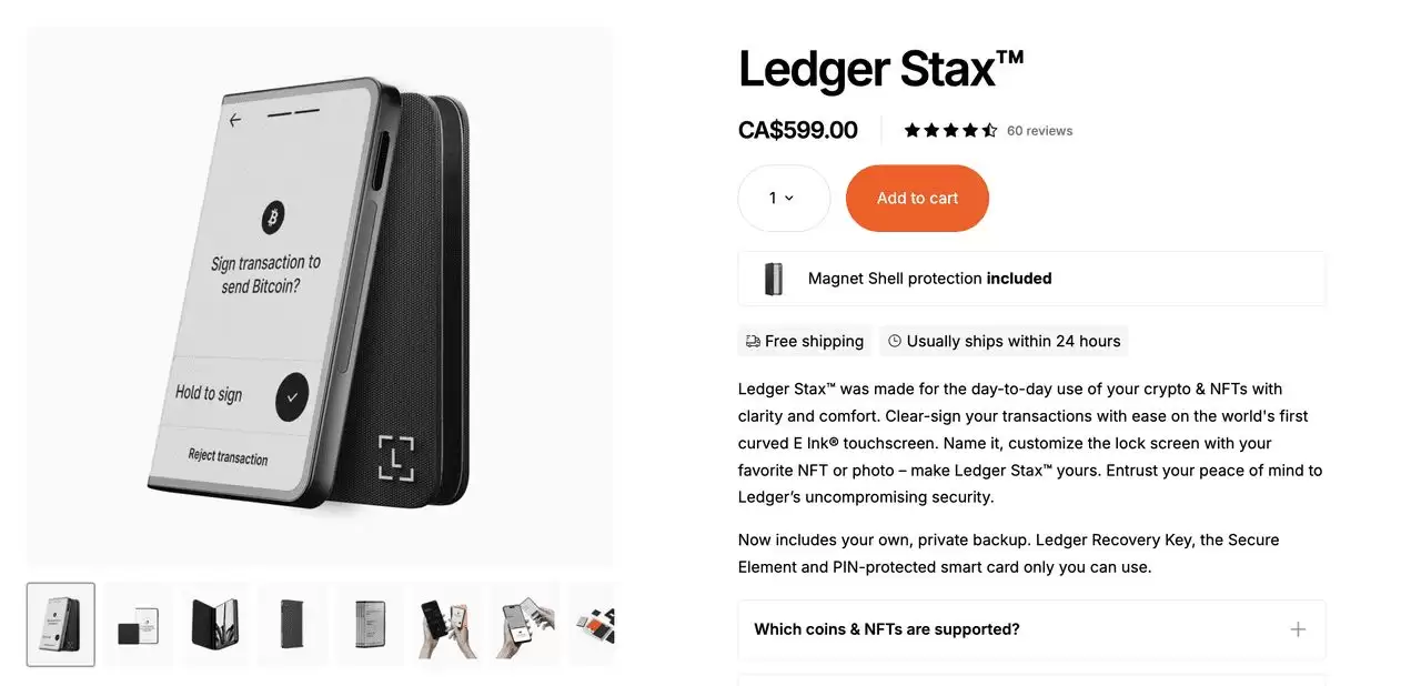 什么是Ledger Stax wallet？功能有哪些？使用步骤教学