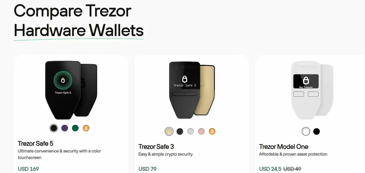 Trezor与Ledgerwallet对比:您应该选择哪款硬件wallet？