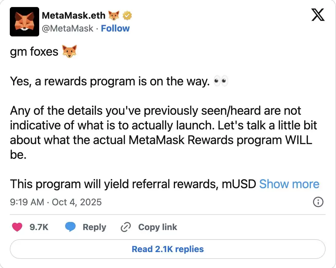 MetaMask空投10月4日已启动:$MASK代币空投参与指南