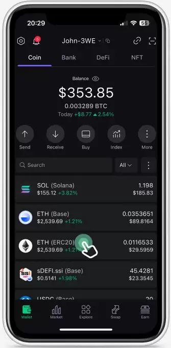 如何在SafePal软件wallet中快速将加密货币充值到币安App？