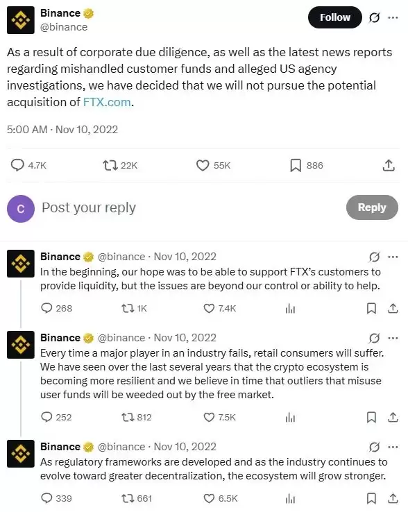 FTX交易所的倒闭其实CZ也有参一咖！？_图3