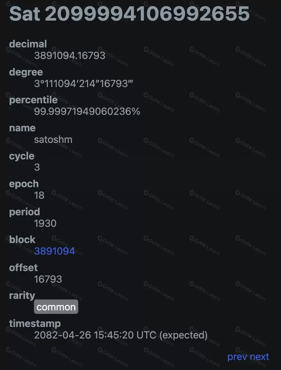 什么是（Sat）聪？如何查看稀有聪？聪的等级划分与总量