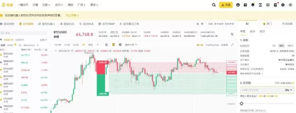币安合约网格交易怎么做？新手必看教程