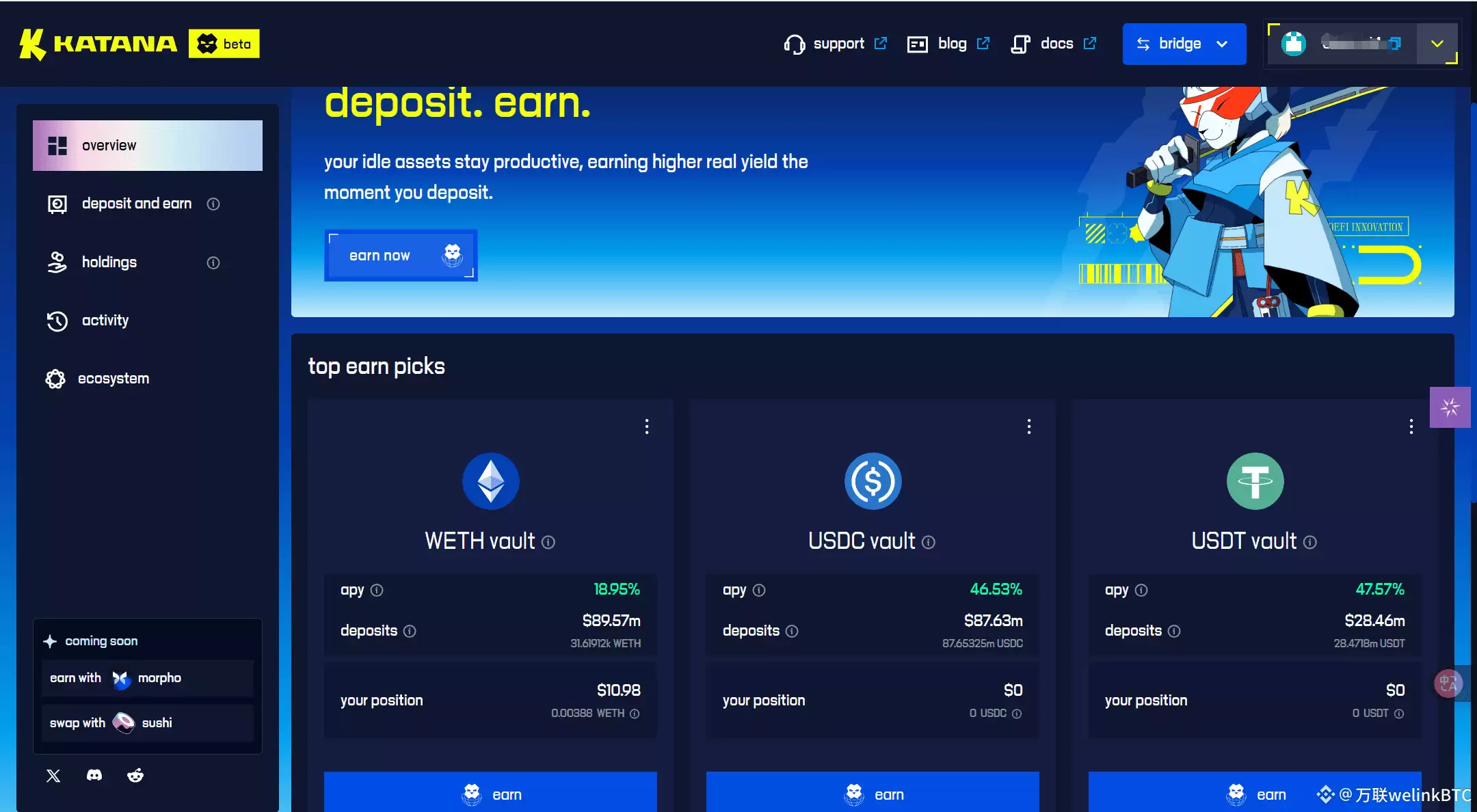 专为DeFi设计的公链Katana详细交互教程