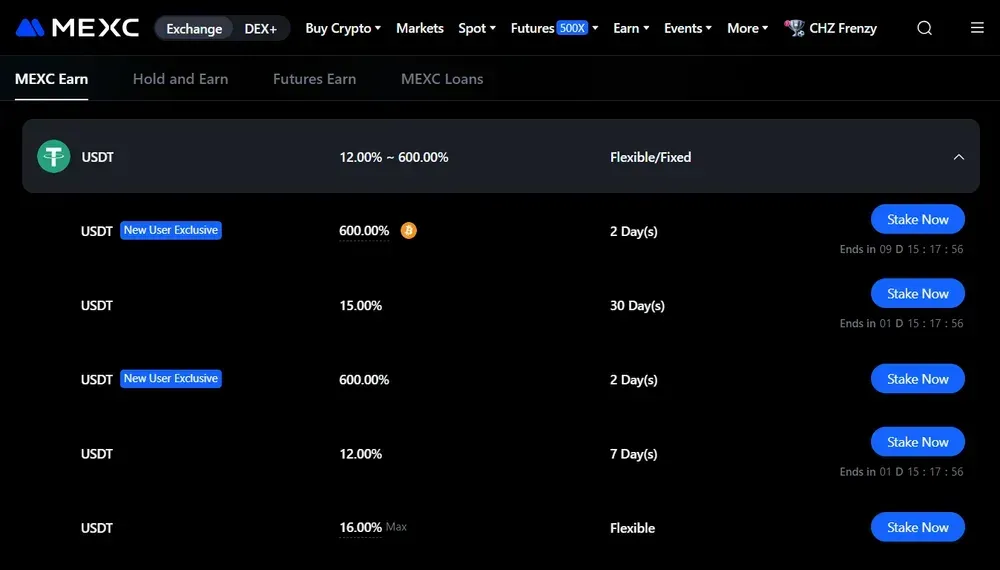 墨西哥城 USDT 产量产品