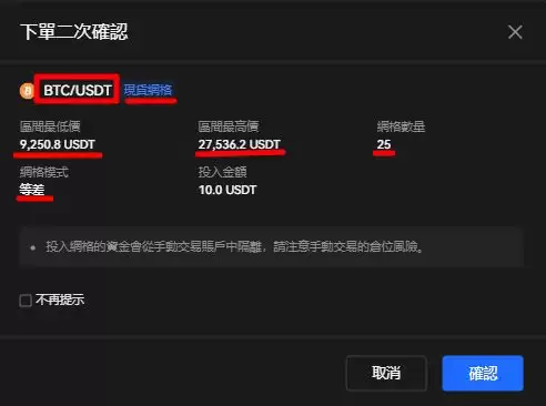 网格交易操作第三步-1