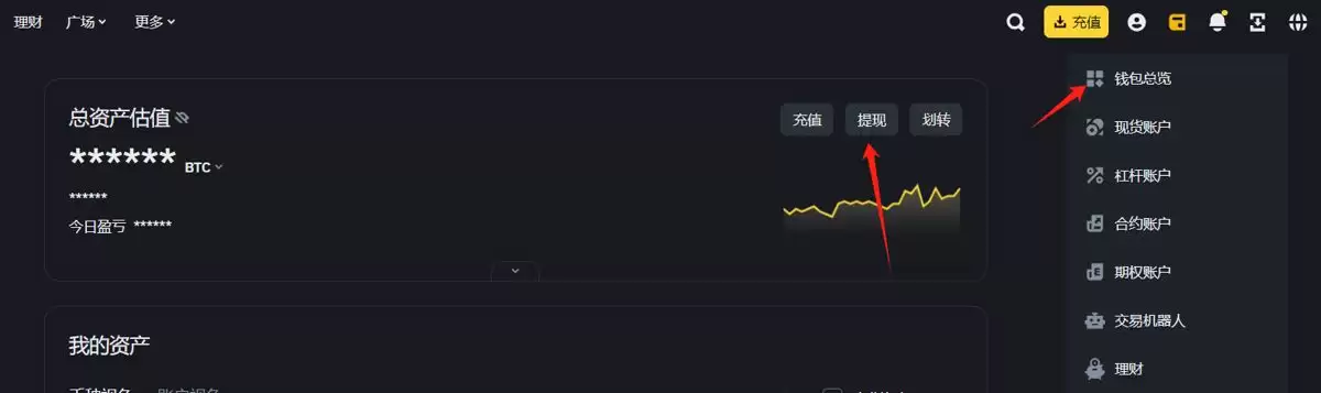 电脑网页版链上提币（详细图文步骤）