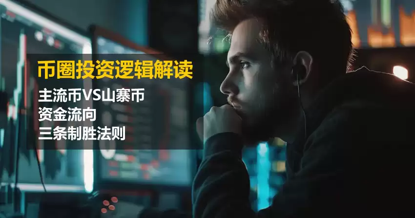 币圈投资逻辑解读：主流币VS山寨币、资金流向、三条制胜法则