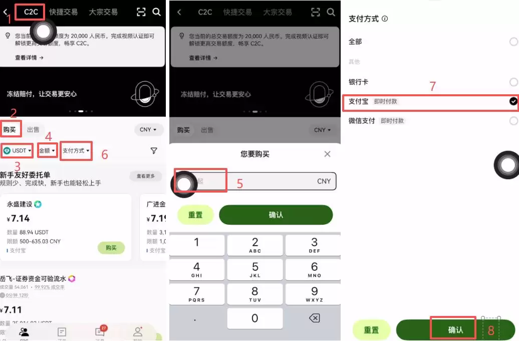 交易所购买USDT_图3