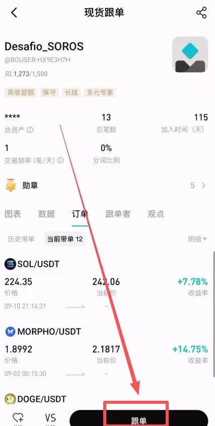 如何使用Bitget交易所的跟单功能？_图5