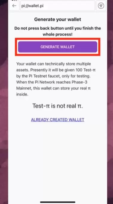 如何设置 Pi wallet：逐步指南_图6