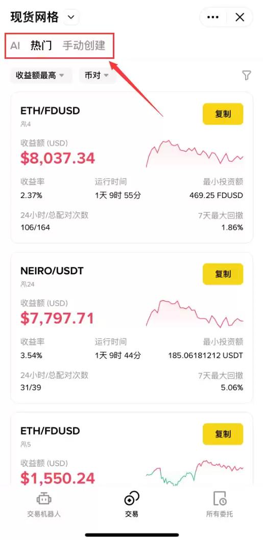 币安新手网格交易怎么选？不同类型比较与入门教学