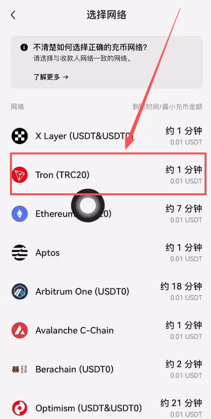 如何把wallet里的USDT转回到交易所？_图3