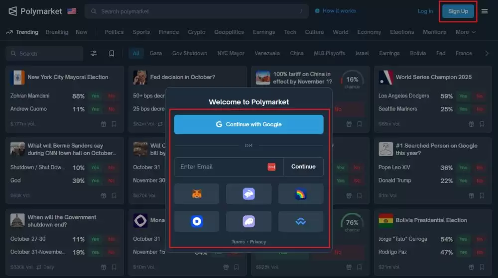 Polymarket进行预测指南