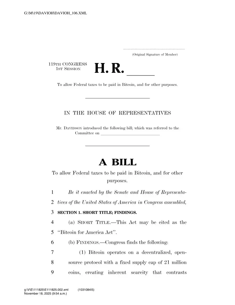美国拟允许比特币向国税局缴税