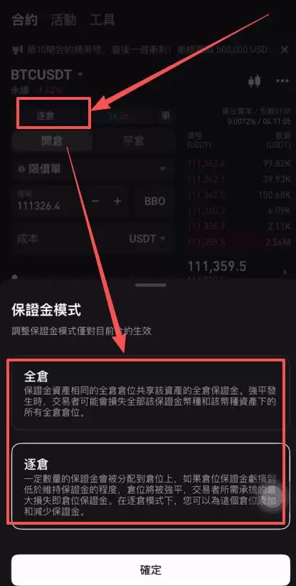 如何做BTCUSDT合约的开仓和平仓呢？_图4