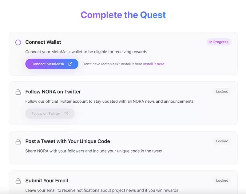 什么是NORA(NORA币)？如何参与并获得奖励？NORA币空投指南