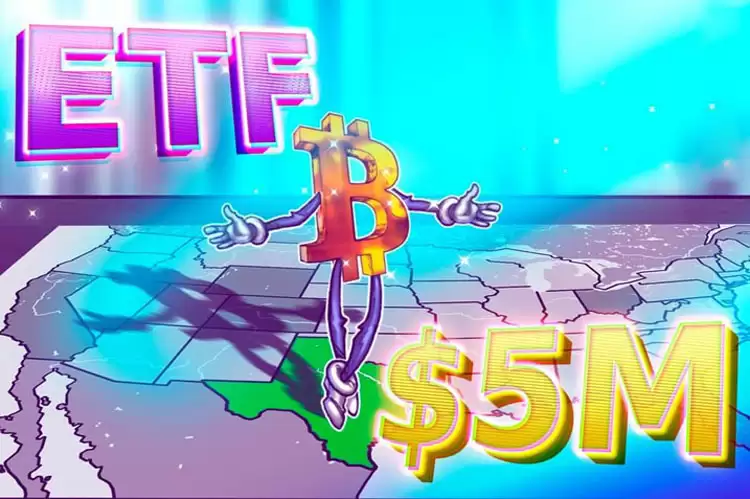 得克萨斯州逢低买入比特币（BTC），购入500万美元贝莱德IBIT