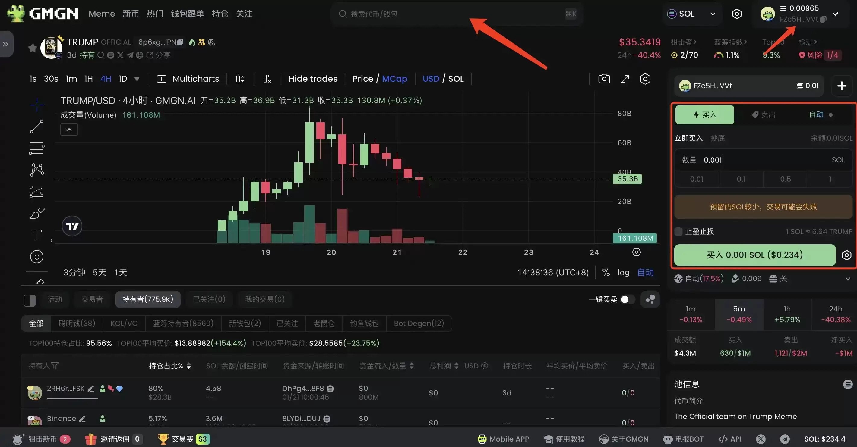 小白教程:如何创建链上wallet、提币及买币？