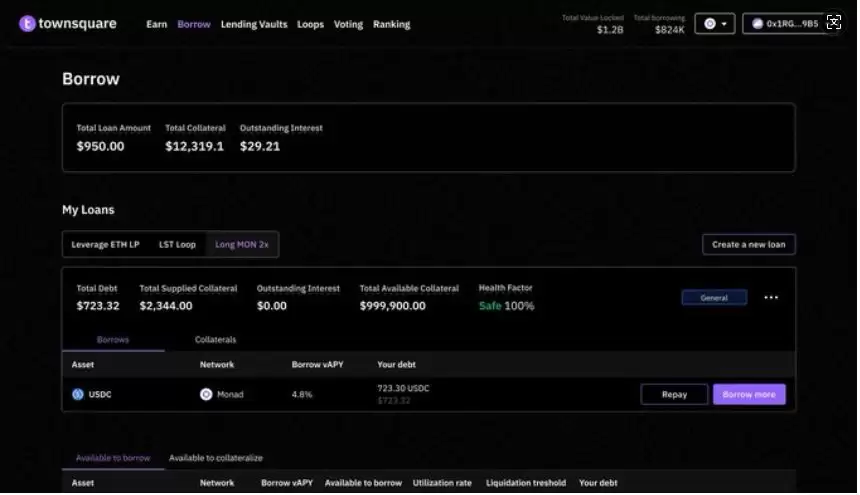 Monad DeFi代表性项目