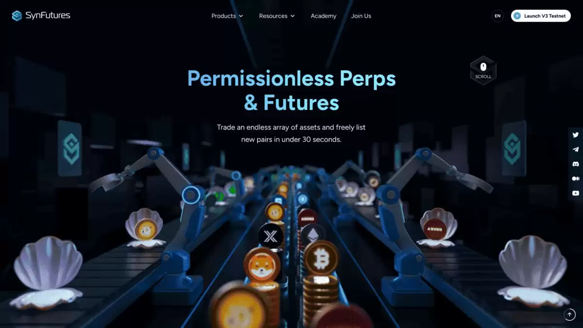 SynFutures（F）币是什么？F币运作方式、代币经济学及未来展望