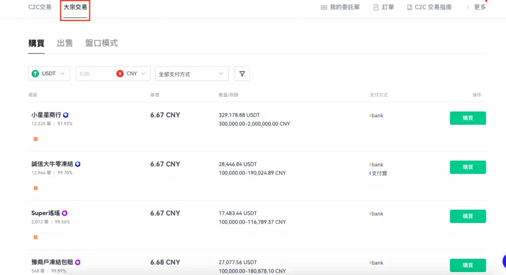欧e交易所入金教学(web端):信用卡快捷买币、wallet转帐、C2C、大宗交易