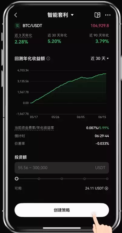 OKX智能套利图解教学:利用资金费率创造低风险收益!