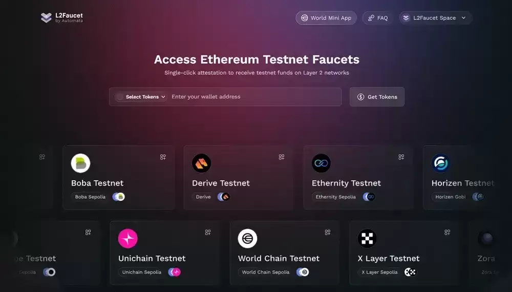 2025年7大免费Testnet代币来源:最佳加密货币龙头