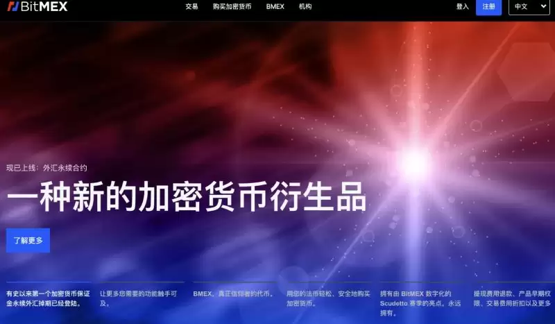 BitMEX 交易所介绍