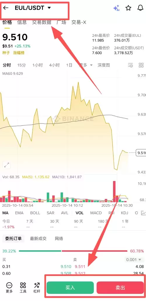 币安购买EUL币