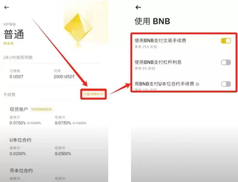 币安合约账户开通并获得返佣手续费操作指南