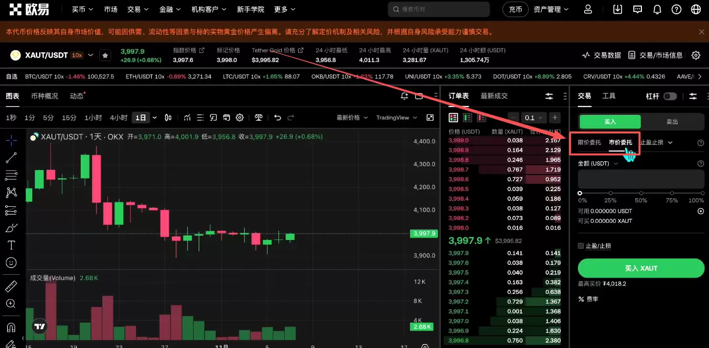 如何买入黄金RWA代币？OKX购买黄金RWA代币全流程_图15