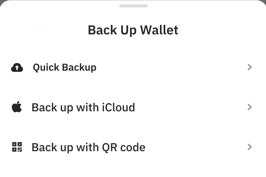 如何备份币安wallet？