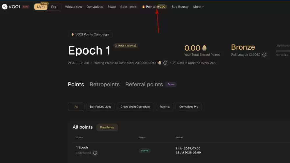 如何获得VOOI空投、赚积分和奖励？完整指南