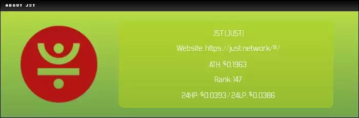 JUST(JST)币是什么？JST运作方式、代币经济学及购买指南