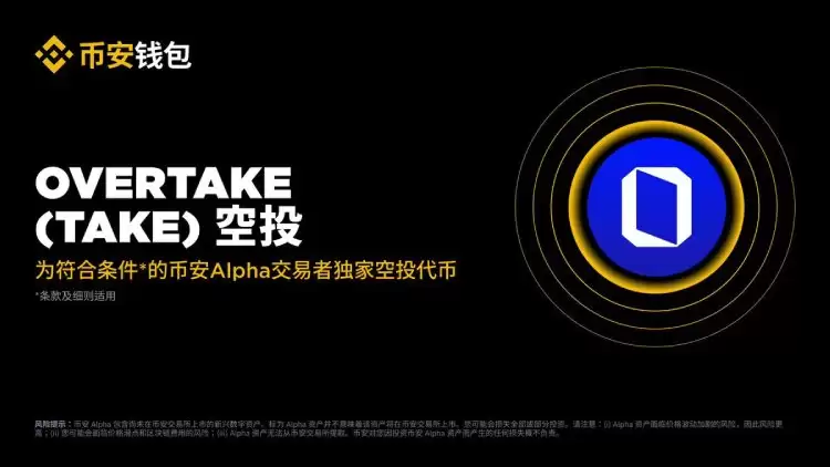 Overtake(TAKE)币活动