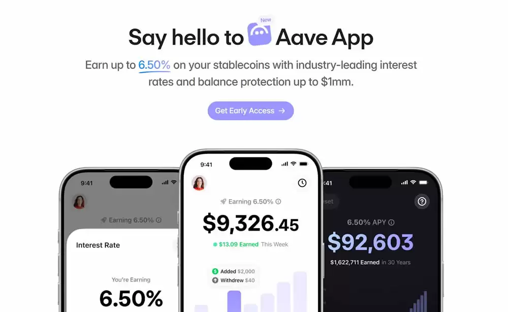 DeFi龙头AAVE推出储蓄APP，三大亮点带你全面了解AAVE App_图2