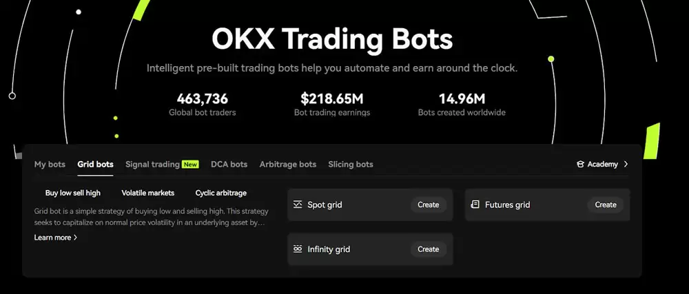 交易机器人和API